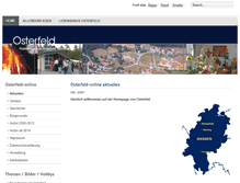 Tablet Screenshot of osterfeld-online.de